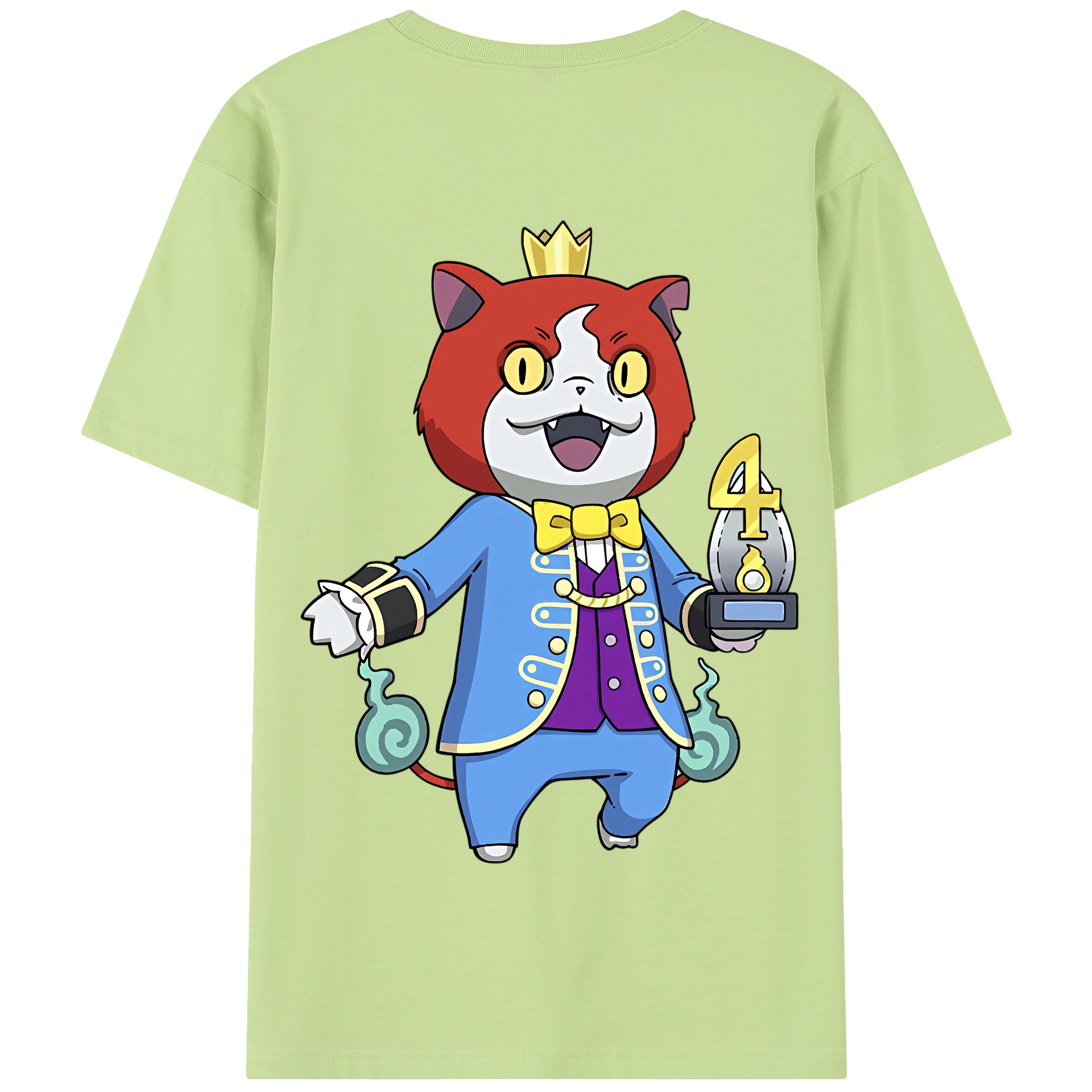 （画像用） 妖怪ウォッチ Yo-kai Watch 綿100％半袖Tシャツ（背面プリント）